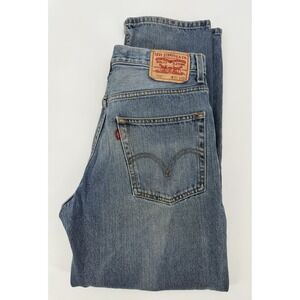 Levis 550 Jeans Mens 32x30 Blue Relaxed Distressed Light Wash Denim Pants